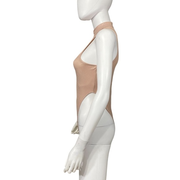 Bodysuit Beige Snake print Top
New - Picture 3 of 7